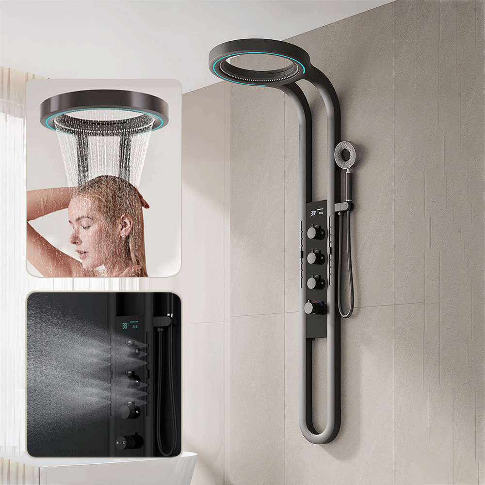 Spa Wellness Locations - Modern High End Rainfall Shower Panel