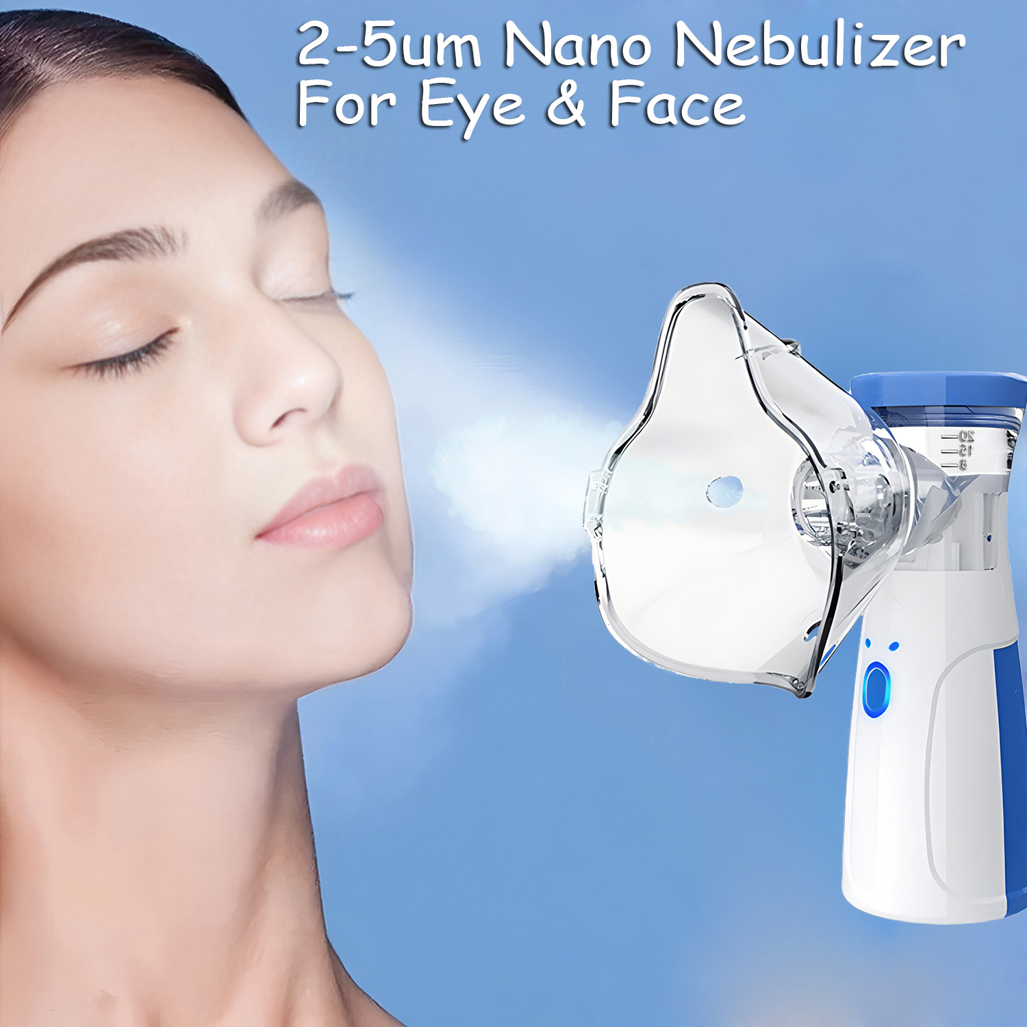 Facial Steamer Nano - Mini Portable Humidifier Facial Steamer Device
