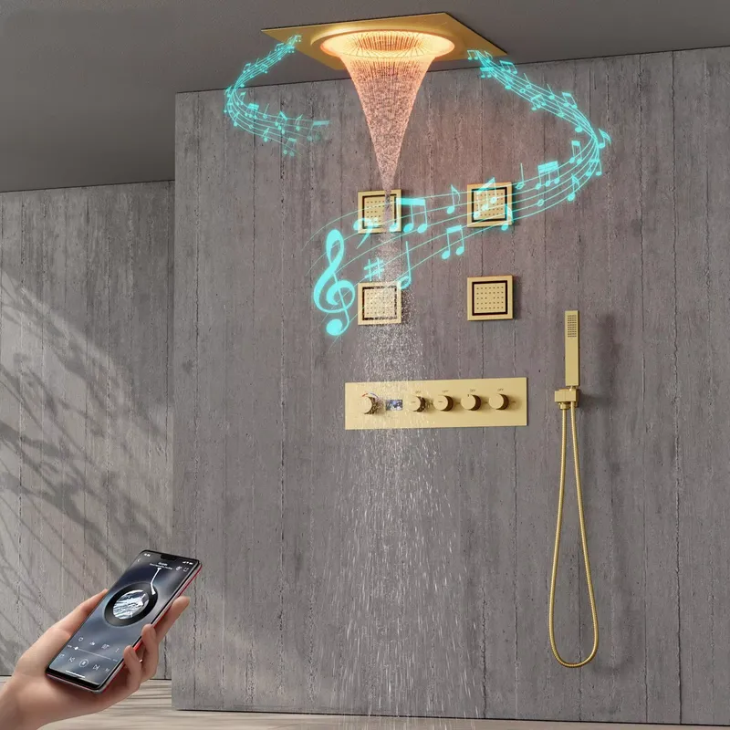 Smart LED Shower Set Bathroom  - огляд і ціна Spa & Wellness Earth City Москва Шелепиха