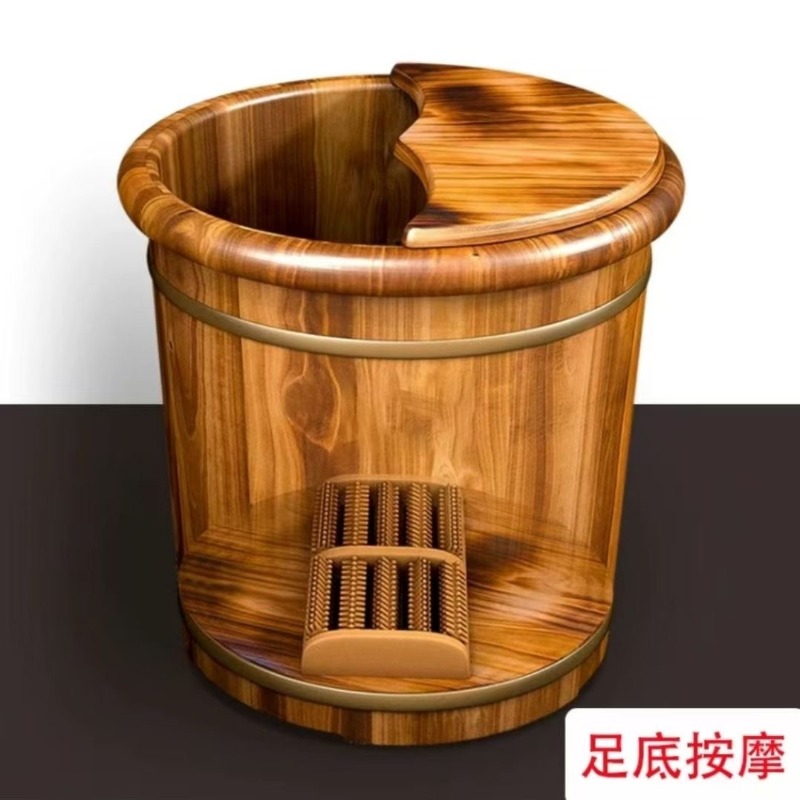 Wooden Foot Soaking Bucket, So - огляд і ціна Spa & Wellness Earth City Москва Шелепиха