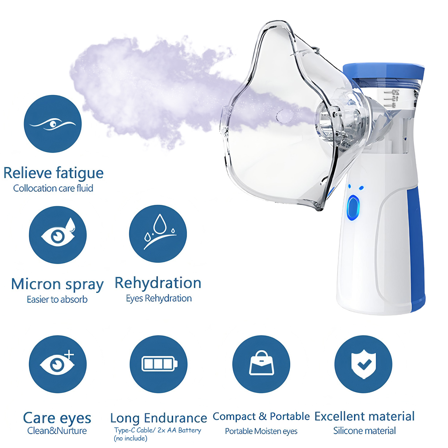 Mini Portable Humidifier Facia - огляд і ціна Facial Steamer Nano